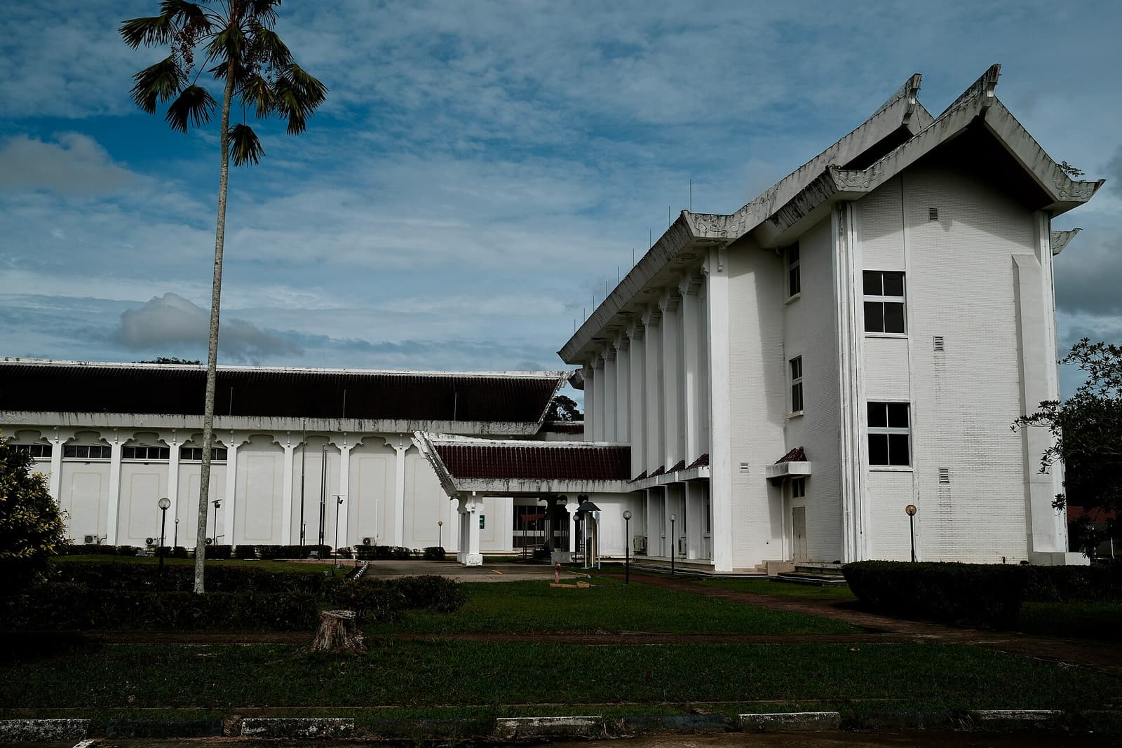 The white building of the Malay Technology Museum at Kota Batu