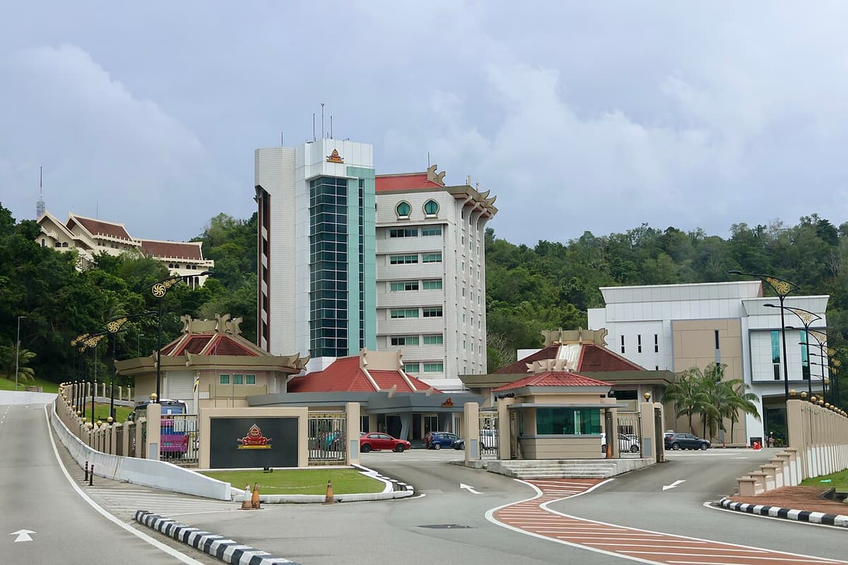 The Brunei Arts and Handicrafts Training Centre building in Bandar Seri Begawan